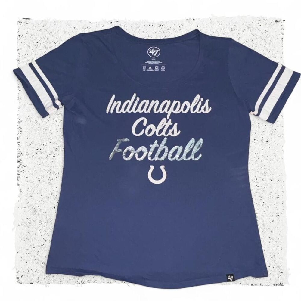 Women’s NFL Indianapolis Colts navy blue long sleeve shirt Size M #NFL #Colts